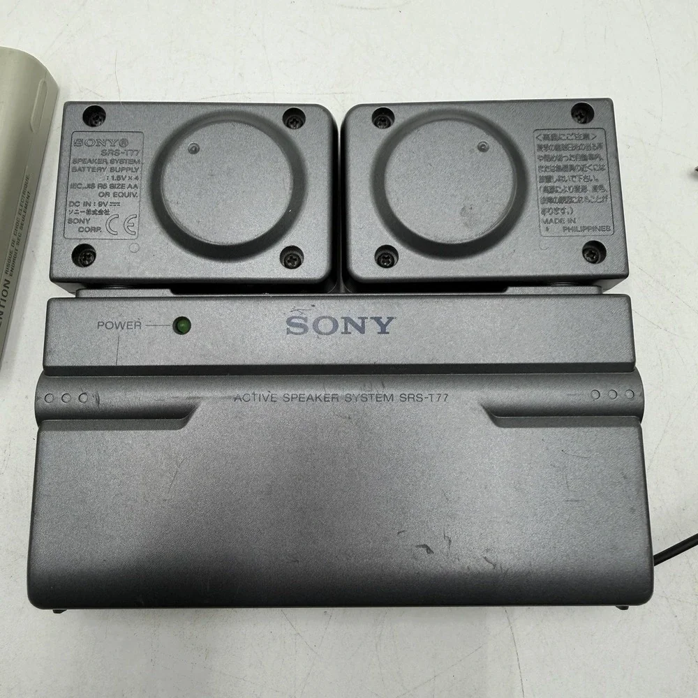 Sony SRS-T77 Active Speaker System Body Tested